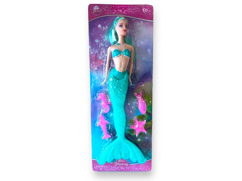 8655R-6C-MUÑECA SIRENA BL 39CM B1462579 T3124