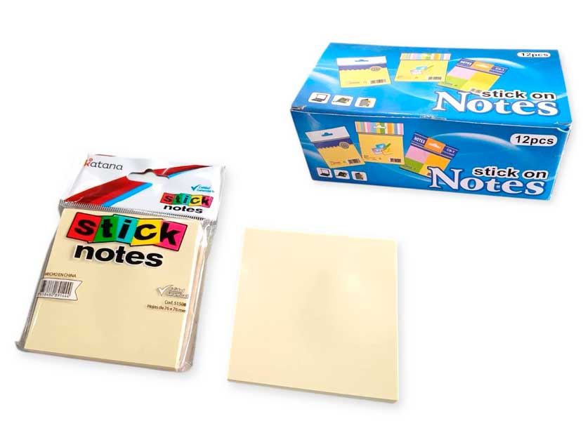 595F-NOTAS AUTOADH.76X76MM X100H IL3106-515081-