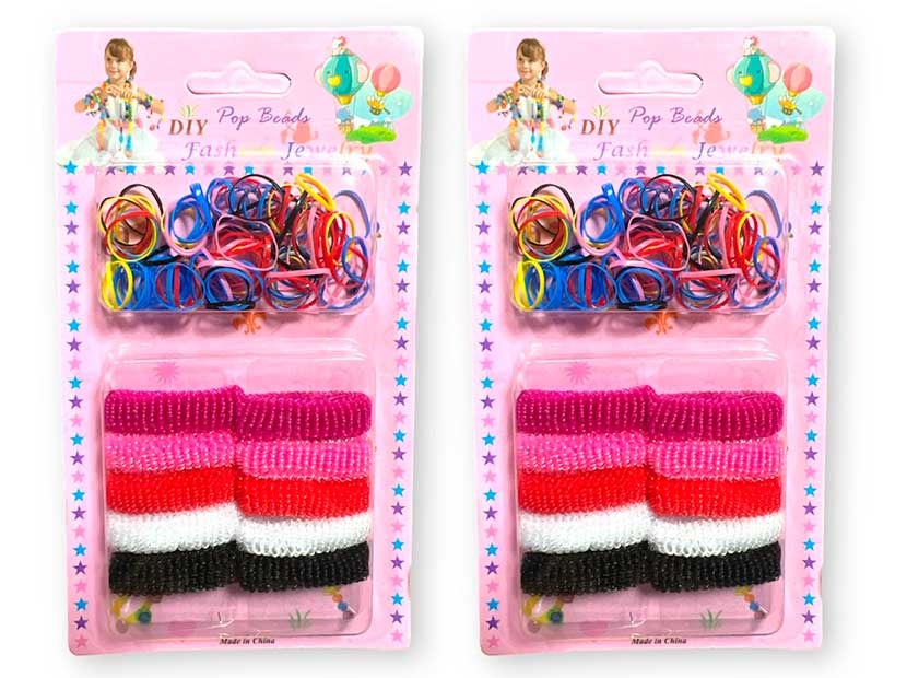 SET DE COLITAS CON GOMITAS DE SILICONA HB99328-