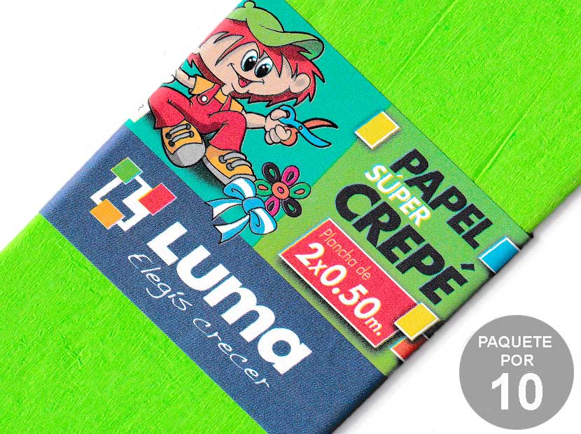 CREPE VERDE MANZANA LUMA 2M X 50CM 60-17-