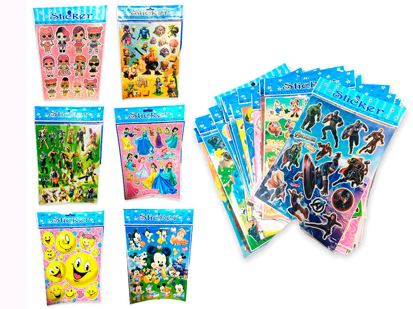 STICKERS GRANDES 20X25CM. 667-2