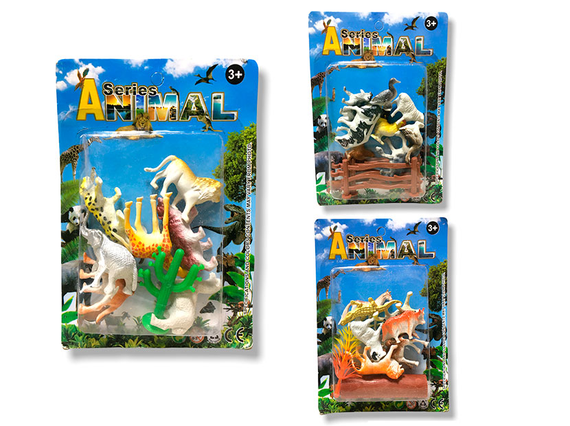 11095-ANIMALES ZOO/GRANJA/MARINOS BLISTER
