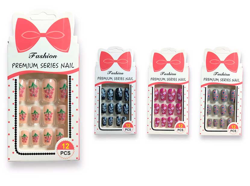 S608-UÑAS POSTIZAS DECO C/PEGAMENTO HB104423-