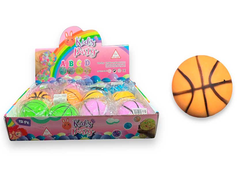 DX0001-3-SQUISHY PELOTA BASKET 82704-