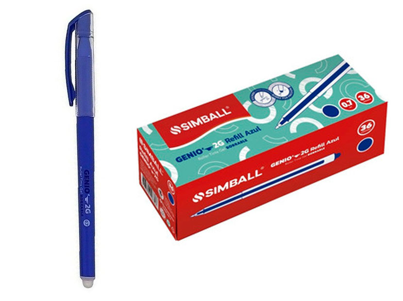 2G AZUL-BOLIGRAFO GENIO BORRABLE 206260201-