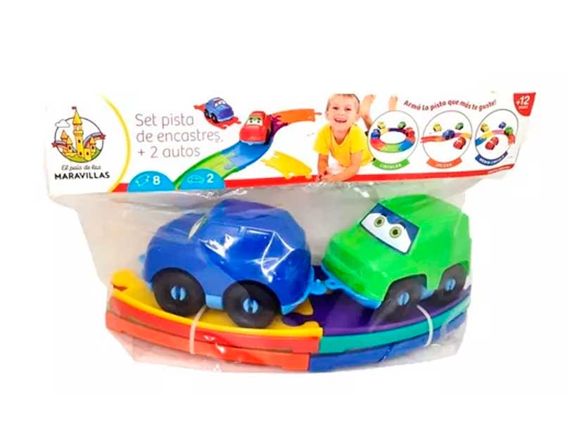 0133-PISTA CON 2 AUTOS PICCOLO IRV