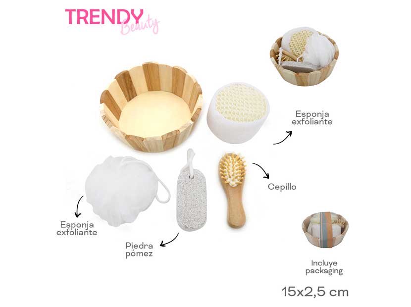 15376-SET DE BAÑO TRENDY