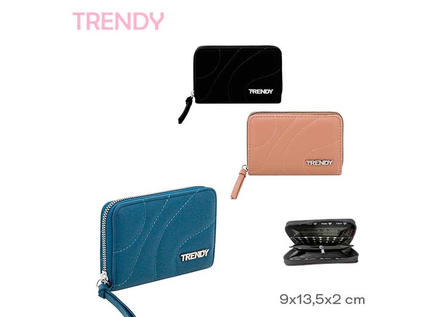 18645-BILLETERA TRENDY 14X9CM
