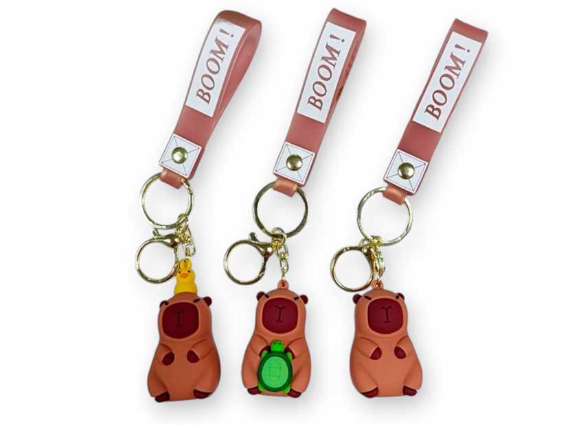 LLAVERO CAPIBARA DE GOMA 0264-