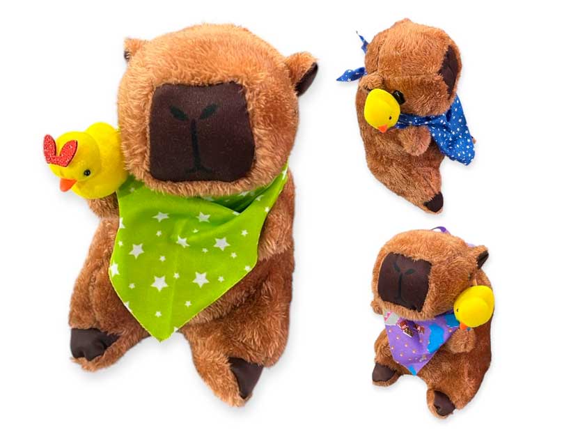 CAPIBARA C/PAÑUELO 22CM