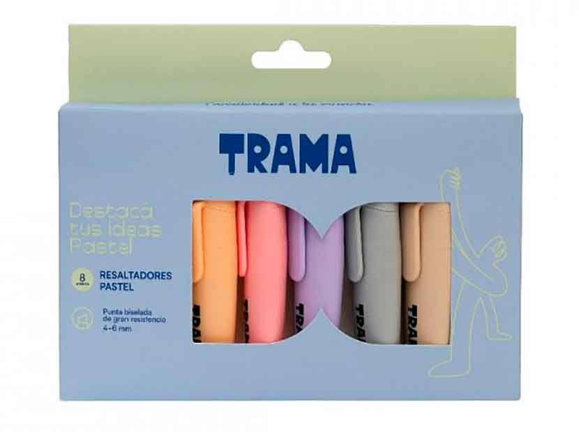 TRAMA RESALTADORES PASTEL X8 53152-