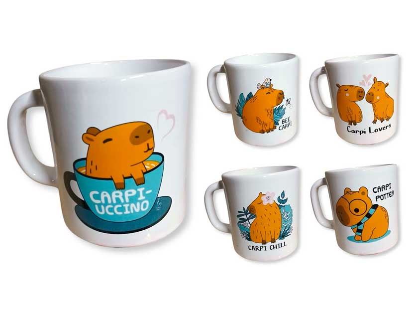 MUG CAPIBARA INFANTIL TAZA JARRO