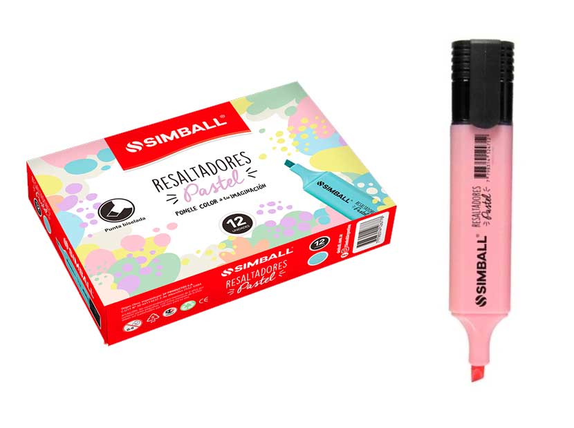 RESALTADOR SIMBALL PASTEL ROSA CHATO 0209010901-
