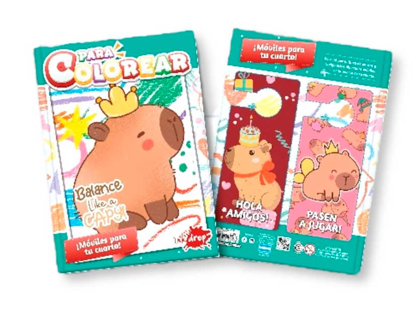 INKDROP LIBRITO P/COLOREAR CAPIBARA 566269-