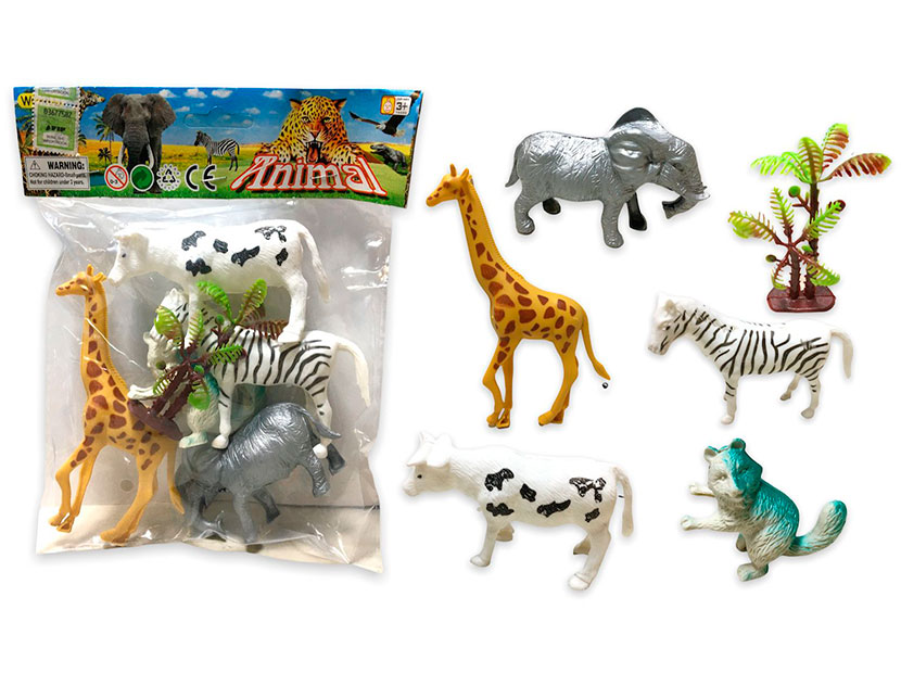 1349-ANIMALES X5 MIXTO BOLSA BA- 607-230-36633-