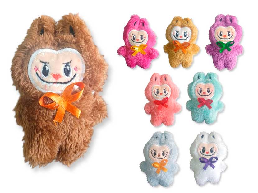 LLAVERO LABUBU PELUDO 14CM PELUCHE