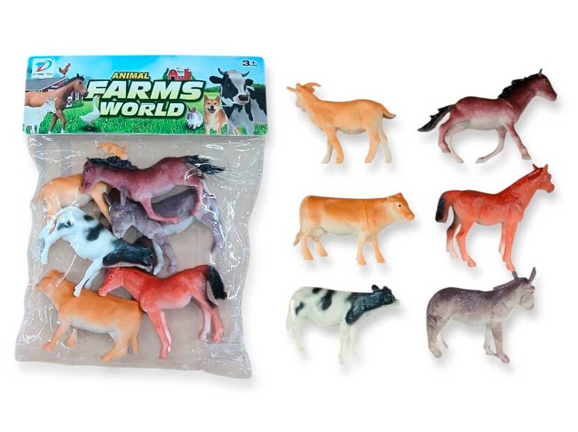 666B-2-ANIMALES GRANJA X6 PVCBAG 4430000002-