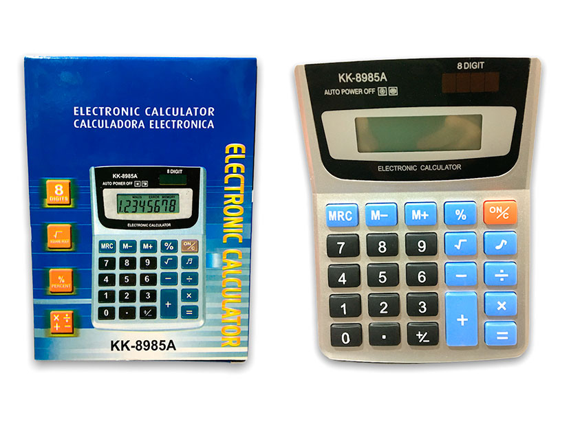 8985A-CALCULADORA C/SONIDO 10X13CM 101414-EP29666-