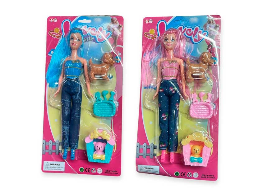 LY2851-MUÑECA CON CACHORROS EN BLISTER HW24154494-
