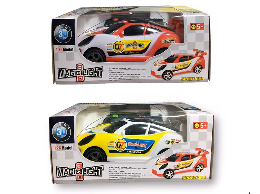 2308-3D-AUTO RADIO CONTROL CAJA 20CM MAGIC LIGHT