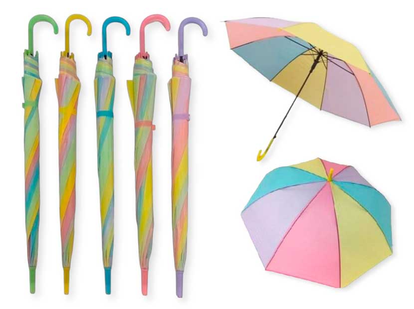 PARAG MULTICOLOR PASTEL 54CM VR03 PARAGUAS