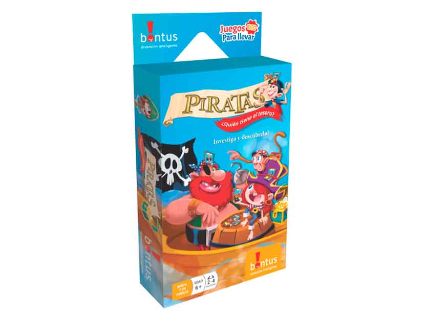 551-PIRATAS ¿QUIEN TIENE EL TESORO? BONTUS NAIPES