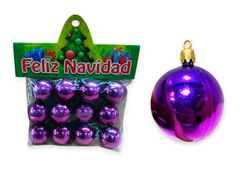 G2½ X12 VIOLETA MINIGLOBO 2½ 100-02B