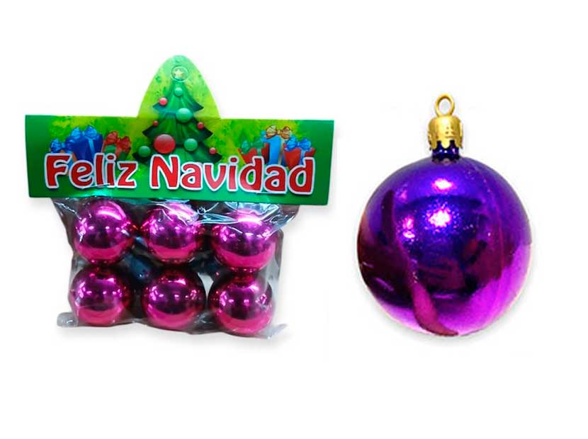 G3-GLOBOS Nº3 X6  101- VIOLETA