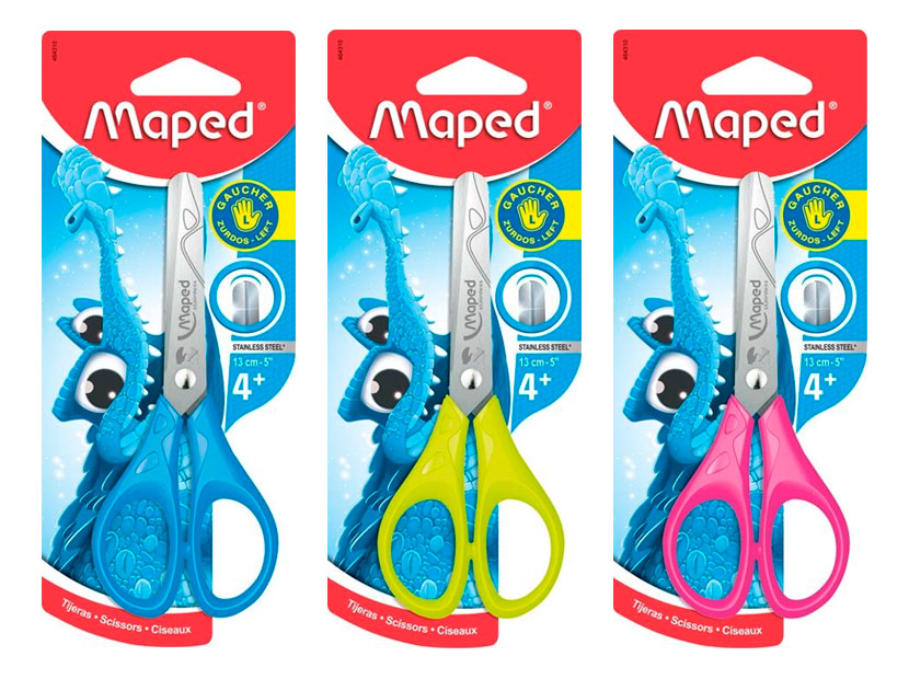 464310-TIJERA MAPED ZURDOS 13CM ESSENTIALS