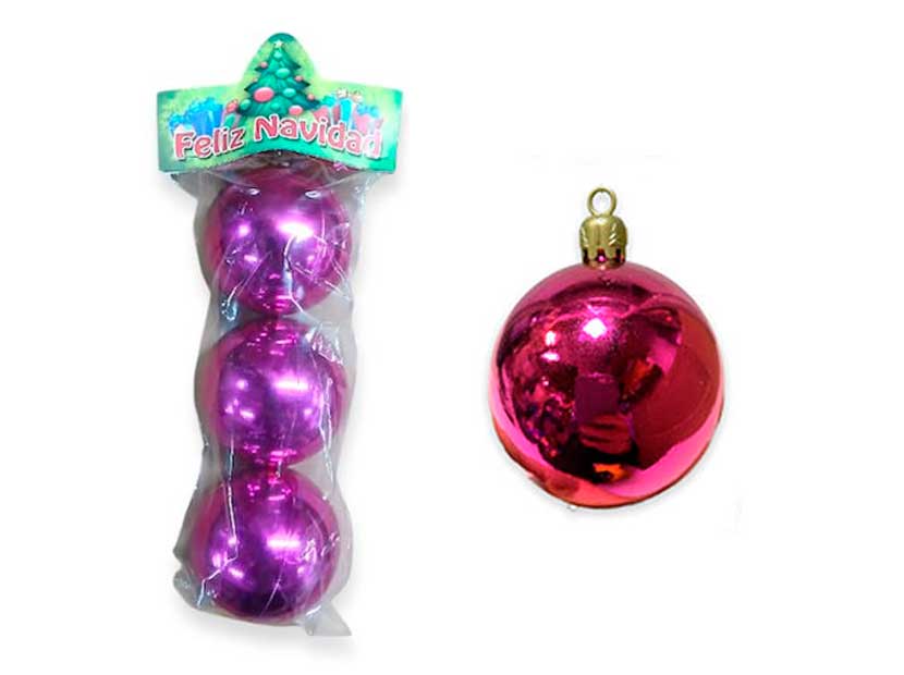 G6 X3 FUCSIA GLOBOS Nº6 104-
