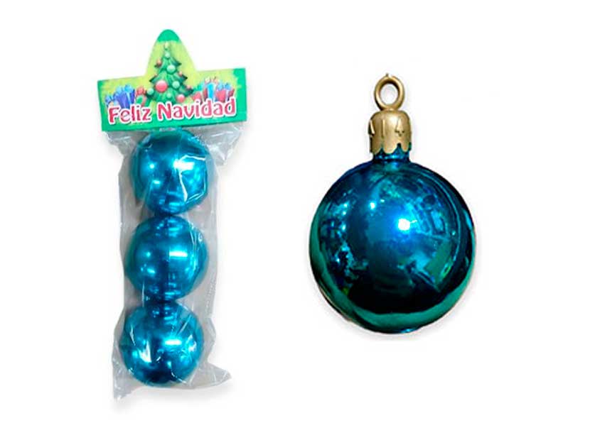 G6 X3 TURQUESA GLOBOS Nº6 104-