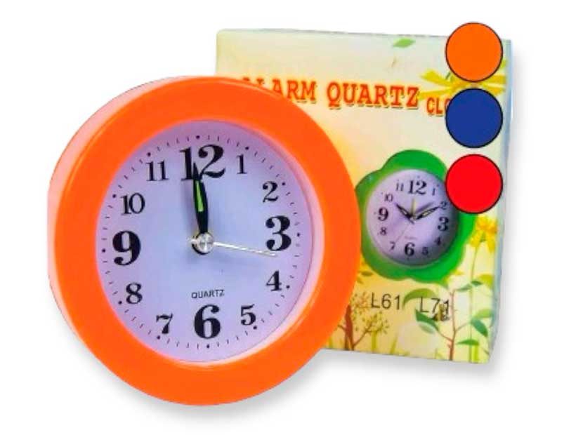 L60-RELOJ DESPERTADOR REDONDO IG1200/4207-