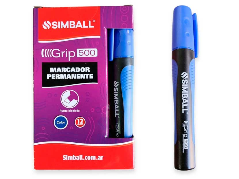 500-MARC. SIMBALL AZUL PERMANENTE PTA BISELADA