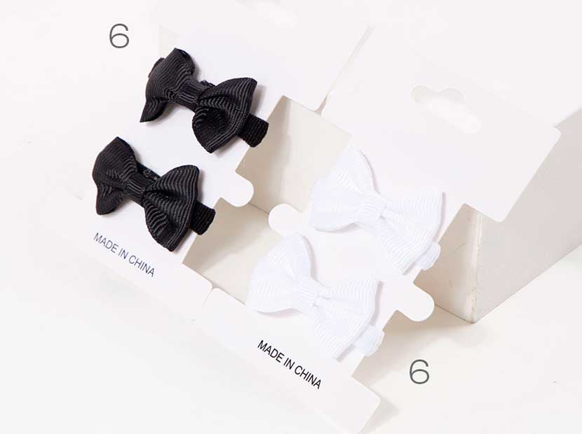 COLITAS MOÑO BEBE BLANCA O NEGRA 51589-
