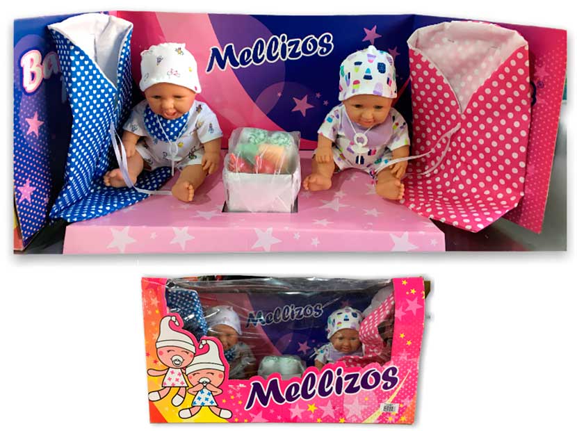 MELLIZOS STAR BEBITOS X2 BABY ROSE 222- BEBE