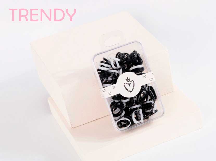GOMITAS E/CAJA BLANCO Y NEGRO 53051-
