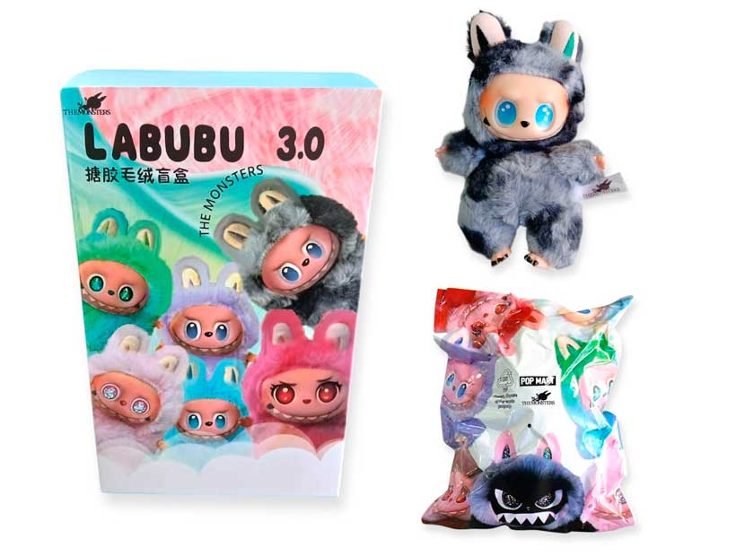 512711-LABUBU ARCO IRIS 3.0 CAJA 18CM