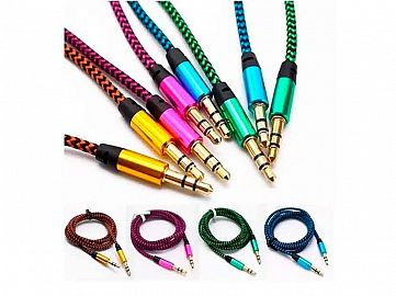 CABLE AUXILIAR MALLADO COLOR