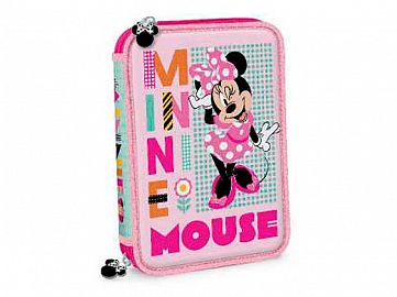 0502-02-CARTUCHERA 2P MINNIE PVC C/EFECTO