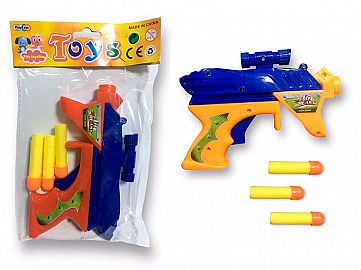 SD21389-PISTOLA L/DARDOS GOMAEVA PVCBAG