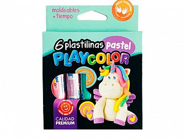 81554-PLASTILINA X6 PASTEL PLAYCOLOR