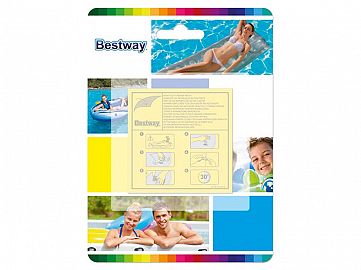 62068-PARCHE DE REPARACION 6.5 X 6.5CM BESTWAY