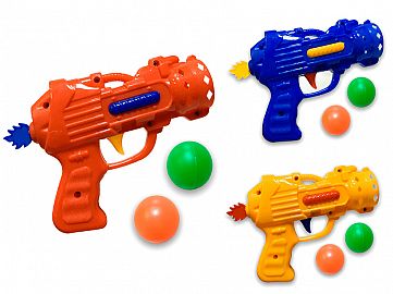 SD19028-PISTOLA POPO MINI LANZAPELOTAS 14CM