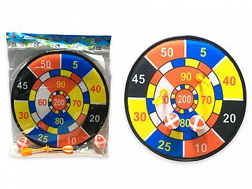 21205-7-TIRO AL BLANCO VELCRO 28CM T3861
