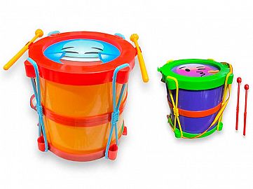 12301-BOMBO PLASTICO ALTO 18CM, DIAM 19CM