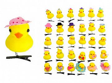 PATITO KAWAII C/ACCESORIO BROCHE PICO POLLITO
