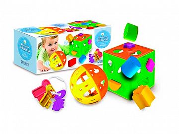 673-SET CUBO, PELOTA Y LLAVES DURAVIT