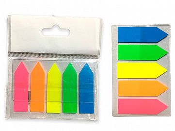 1006F-BANDERITAS AUTOADHESIVAS X5 FLUO DD-6858