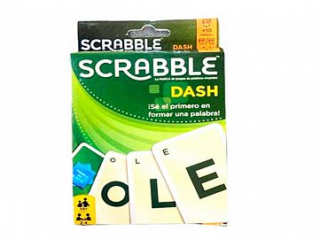 DASH SCRABBLE JUEGO DE LETRAS NAIPES
