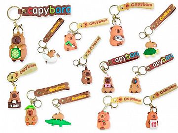 LLAVERO CAPIBARA DE GOMA 0264-